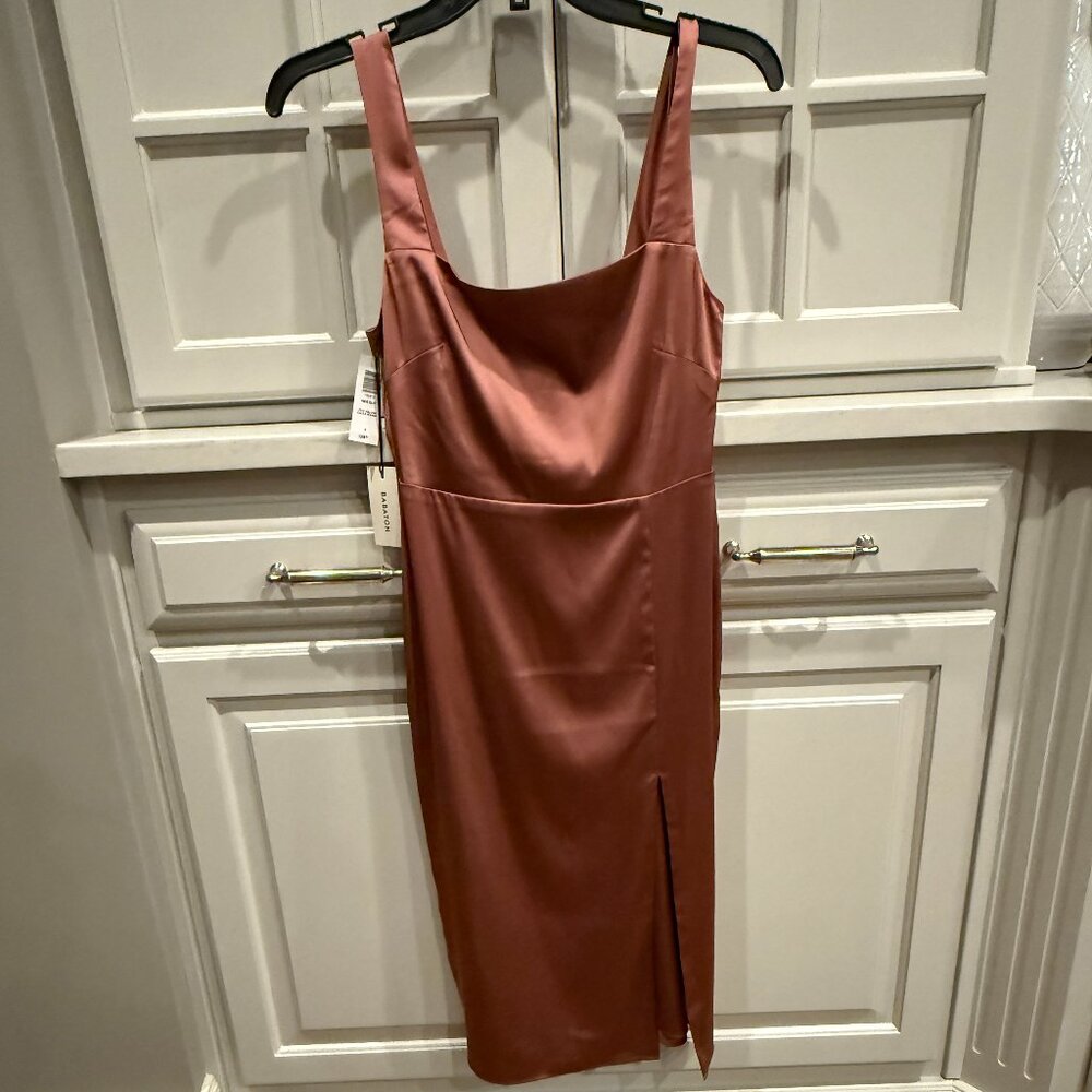 Aritzia Babaton 90s Slit Midi Dress